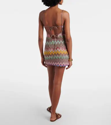 Missoni Zigzag lamé minidress | Thumbnail 6