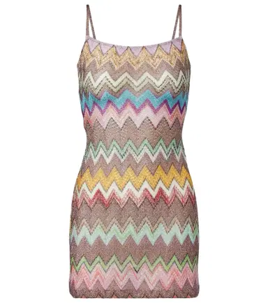 Missoni Zigzag lamé minidress | Thumbnail 1