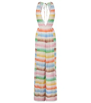 Missoni Zigzag open-back lamé jumpsuit | Thumbnail 1 Missoni Zigzag open-back lamé jumpsuit | Thumbnail 1