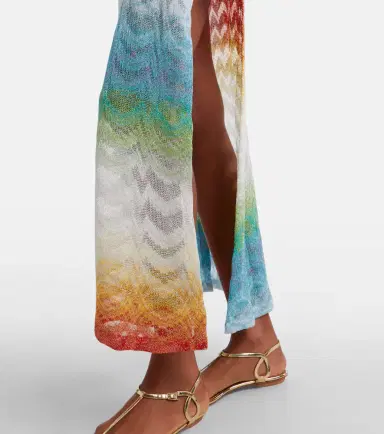 Missoni Open-knit lamé maxi dress | Thumbnail 3
