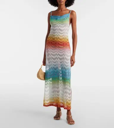 Missoni Open-knit lamé maxi dress | Thumbnail 4