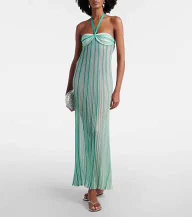Missoni Striped halterneck maxi dress | Thumbnail 2
