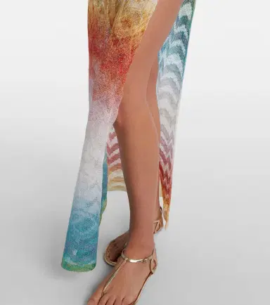Missoni Wave lamé maxi skirt | Thumbnail 3