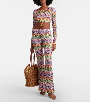 Missoni Zigzag high-rise flared pants | Thumbnail 5