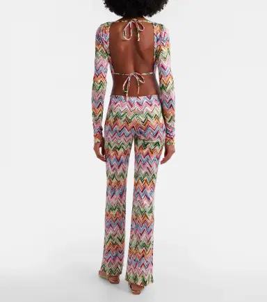 Missoni Zigzag high-rise flared pants | Thumbnail 6
