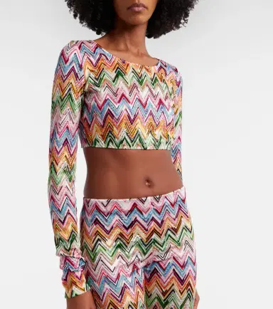 Missoni Zigzag crop top | Thumbnail 5