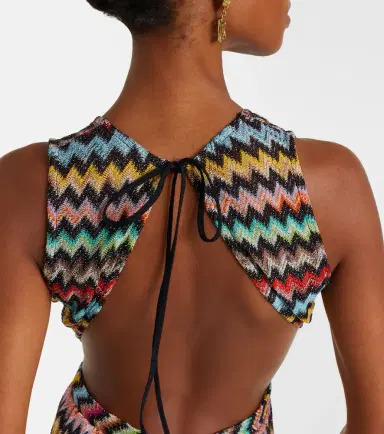 Missoni Zigzag open-back lamé jumpsuit | Thumbnail 3