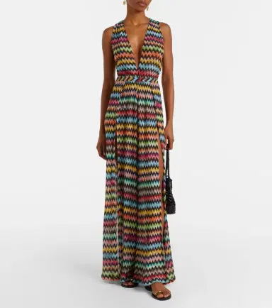 Missoni Zigzag open-back lamé jumpsuit | Thumbnail 4