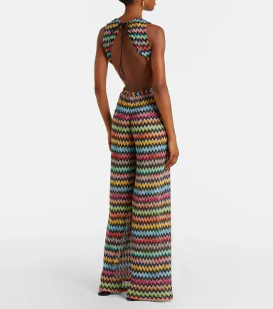 Missoni Zigzag open-back lamé jumpsuit | Thumbnail 6