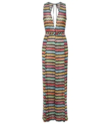 Missoni Zigzag open-back lamé jumpsuit | Thumbnail 1