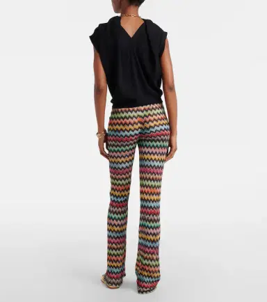 Missoni Zigzag lamé flared pants | Thumbnail 3 Missoni Zigzag lamé flared pants | Thumbnail 3