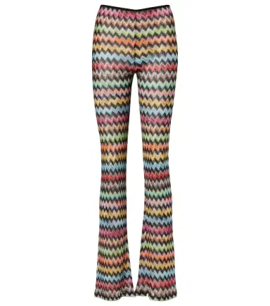Missoni Zigzag lamé flared pants | Thumbnail 1 Missoni Zigzag lamé flared pants | Thumbnail 1