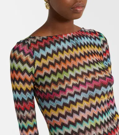 Missoni Zigzag lamé beach cover-up | Thumbnail 3