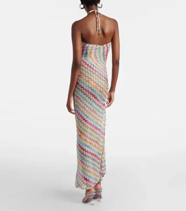 Missoni Zigzag halterneck lamé maxi dress | Thumbnail 3 Missoni Zigzag halterneck lamé maxi dress | Thumbnail 3