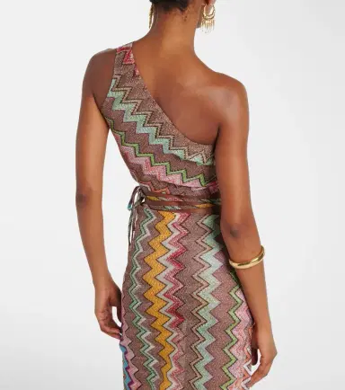 Missoni Zigzag one-shoulder lamé top | Thumbnail 5