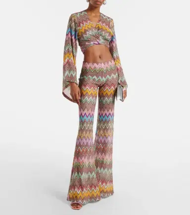 Missoni Zigzag lamé crop top | Thumbnail 5 Missoni Zigzag lamé crop top | Thumbnail 5
