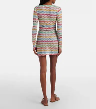 Missoni Zigzag lamé minidress | Thumbnail 3 Missoni Zigzag lamé minidress | Thumbnail 3