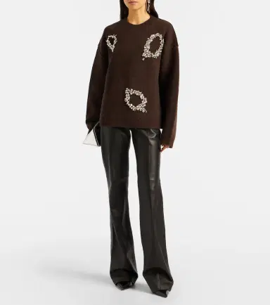 Jacques Wei Embroidered wool sweater | Thumbnail 2