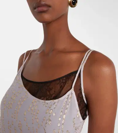 Jacques Wei Printed ruffled asymmetric silk-blend top | Thumbnail 2 Jacques Wei Printed ruffled asymmetric silk-blend top | Thumbnail 2