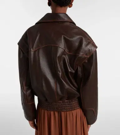 Jacques Wei Leather biker jacket | Thumbnail 3 Jacques Wei Leather biker jacket | Thumbnail 3