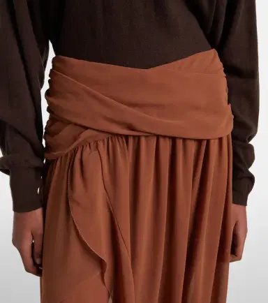 Jacques Wei Draped asymmetric maxi skirt | Thumbnail 2