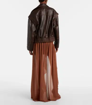Jacques Wei Draped asymmetric maxi skirt | Thumbnail 3