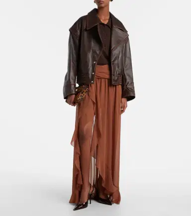 Jacques Wei Draped asymmetric maxi skirt | Thumbnail 4