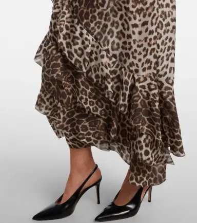 Jacques Wei Leopard-print draped silk maxi dress | Thumbnail 3 Jacques Wei Leopard-print draped silk maxi dress | Thumbnail 3