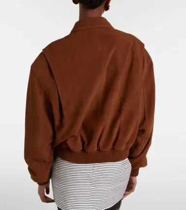 Jacques Wei Suede bomber jacket | Thumbnail 5 Jacques Wei Suede bomber jacket | Thumbnail 5