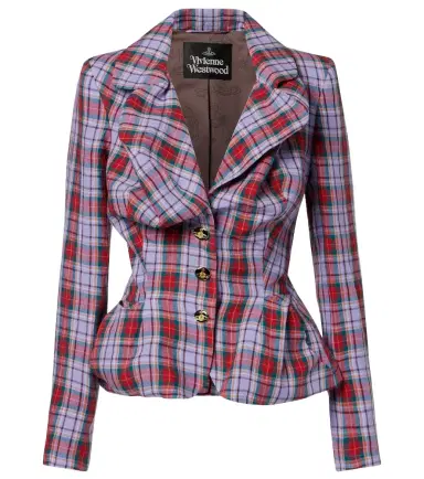 Vivienne Westwood Tartan linen blazer | Thumbnail 1