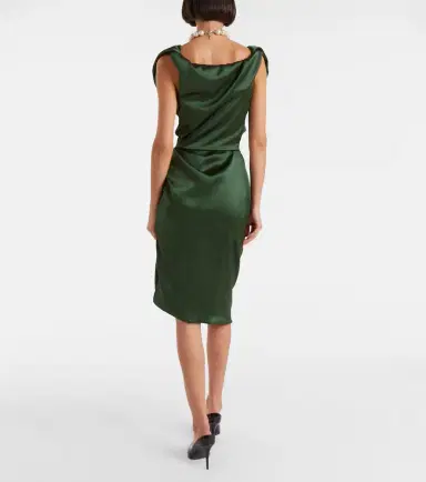 Vivienne Westwood Ginnie Amber ruched midi dress | Thumbnail 2