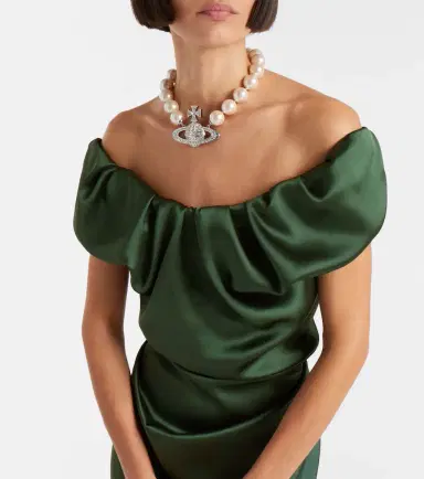 Vivienne Westwood Ginnie Amber ruched midi dress | Thumbnail 3