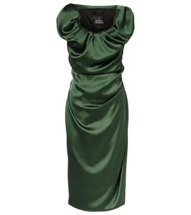 Vivienne Westwood Ginnie Amber ruched midi dress | Thumbnail 1