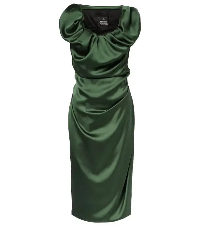 Vivienne Westwood Ginnie Amber ruched midi dress