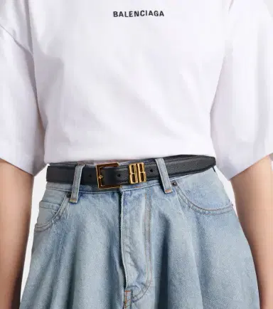 Balenciaga BB leather belt | Thumbnail 3