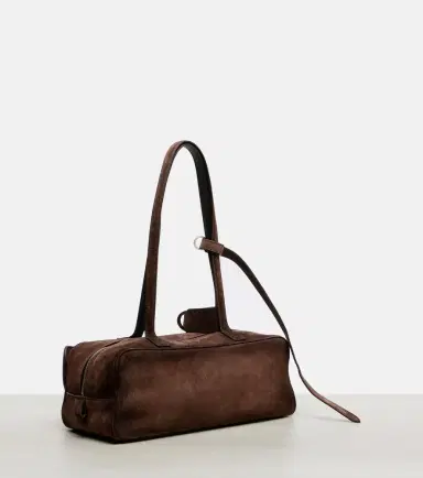 Balenciaga Carrie Small suede shoulder bag | Thumbnail 3 Balenciaga Carrie Small suede shoulder bag | Thumbnail 3