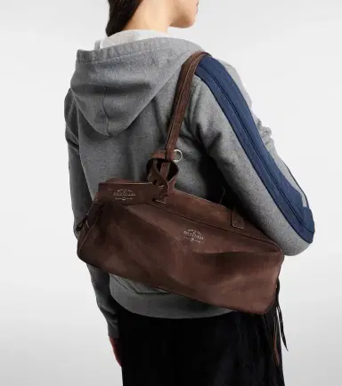 Balenciaga Carrie Small suede shoulder bag | Thumbnail 7 Balenciaga Carrie Small suede shoulder bag | Thumbnail 7