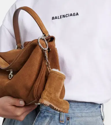 Balenciaga Alaska Boot suede bag charm | Thumbnail 4 Balenciaga Alaska Boot suede bag charm | Thumbnail 4