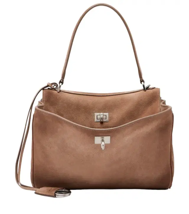Balenciaga Rodeo Small suede tote bag