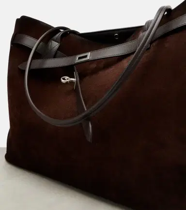 Balenciaga Bel Air Large suede tote bag | Thumbnail 2