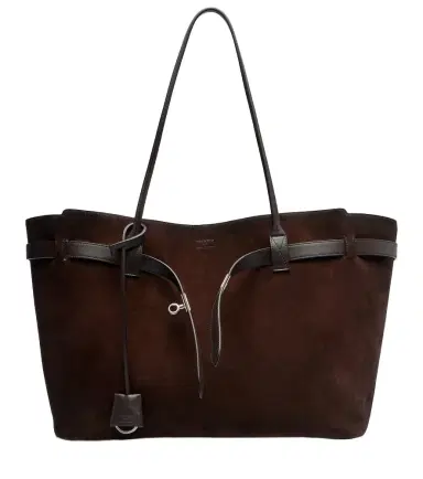 Balenciaga Bel Air Large suede tote bag | Thumbnail 1