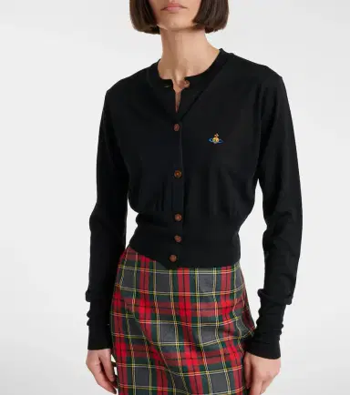 Vivienne Westwood Bea cropped wool and silk cardigan | Thumbnail 6 Vivienne Westwood Bea cropped wool and silk cardigan | Thumbnail 6
