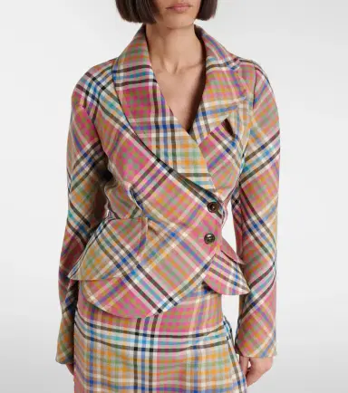 Vivienne Westwood Stormy asymmetric wool blazer | Thumbnail 4