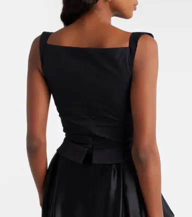 Vivienne Westwood Ginnie draped cotton bustier | Thumbnail 3