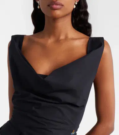 Vivienne Westwood Ginnie draped cotton bustier | Thumbnail 4