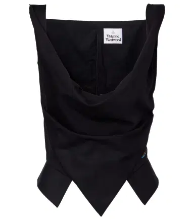 Vivienne Westwood Ginnie draped cotton bustier | Thumbnail 1