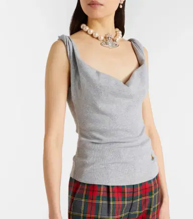 Vivienne Westwood Anna cotton-blend jersey tank top | Thumbnail 5