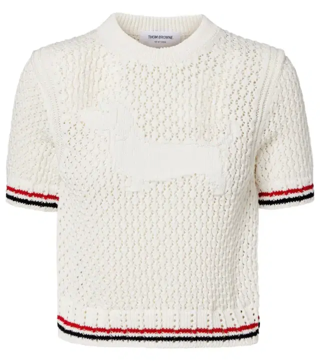 Thom Browne Jacquard cotton sweater