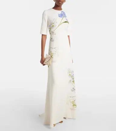 Monique Lhuillier Floral gown | Thumbnail 2