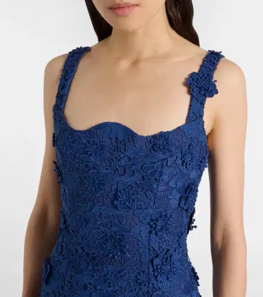 Leo Lin Odette lace midi dress | Thumbnail 2